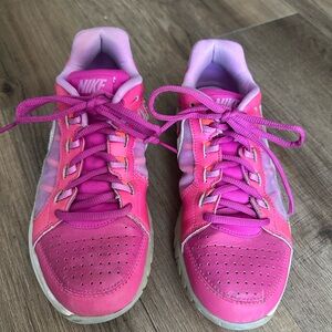 Nike Pink Sneakers with Breathable Design